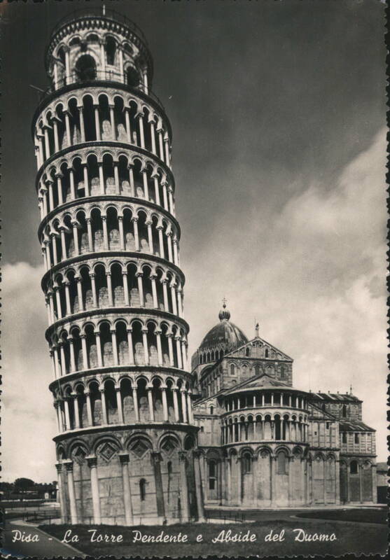 La Torre Pendente e Abside del Duomo, Pisa Italy