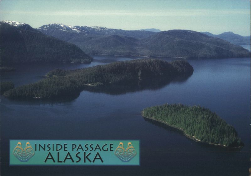 Inside Passage, AK - Tree-Covered Islands & Snow-Capped Peaks Alaska