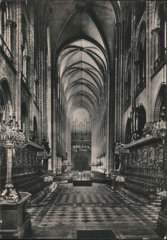 Notre-Dame de Paris, Nave View from the Choir France