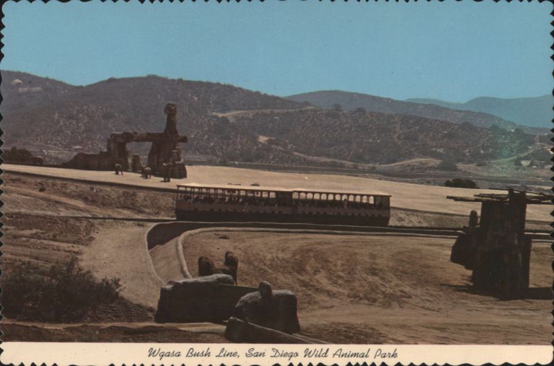 Wgasa Bush Line Train, San Diego Wild Animal Park Exhibits California