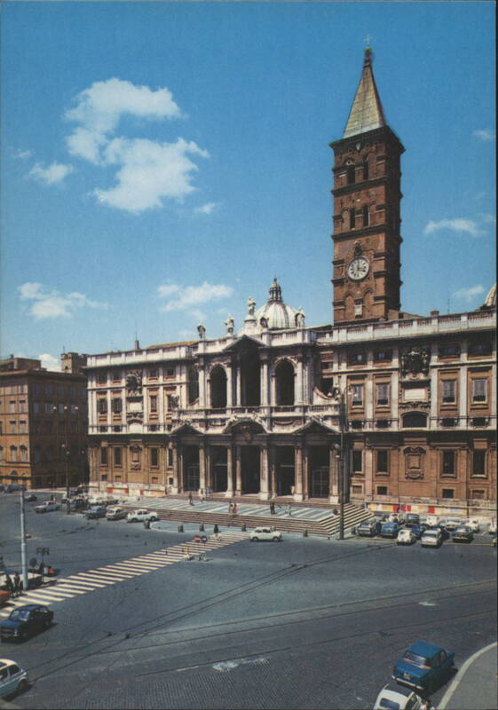 Basilica of St. Mary Maggiore and Campanile, Rome Italy