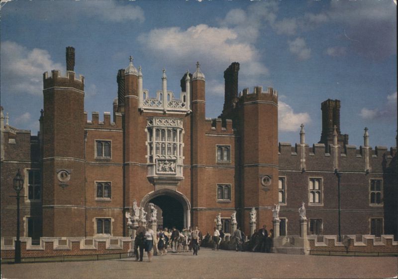 Hampton Court Palace Great Gatehouse, West Front England