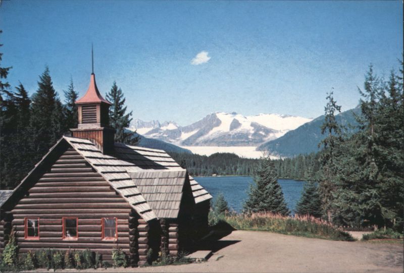 Chapel By The Lake Presbyterian Church, Spruce Logs Auke Bay Alaska