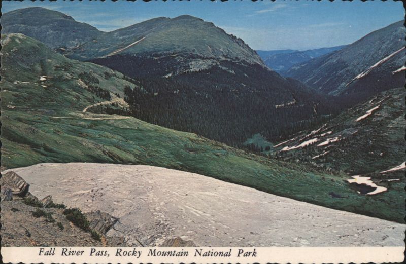 Fall River Pass, Rocky Mountain NP, Valley Headwaters View Colorado