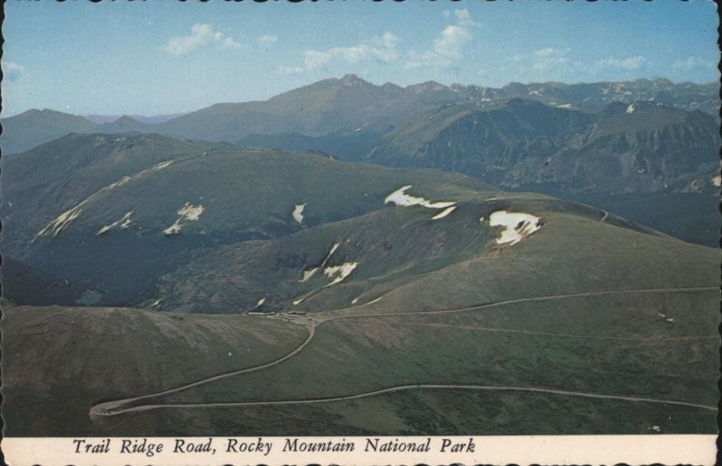 Trail Ridge Road, Rocky Mountain National Park Panorama Colorado