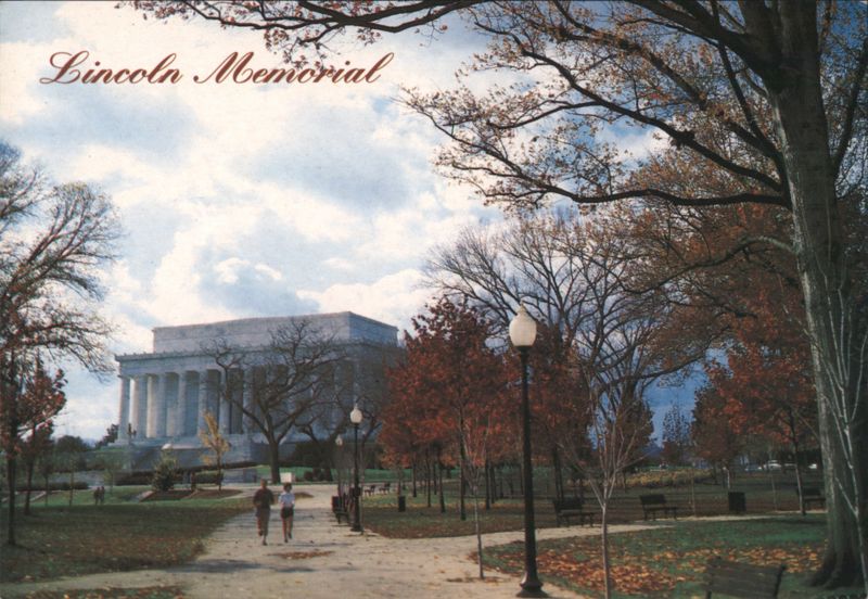 Lincoln Memorial, Autumn Park View, Washington, DC District of Columbia