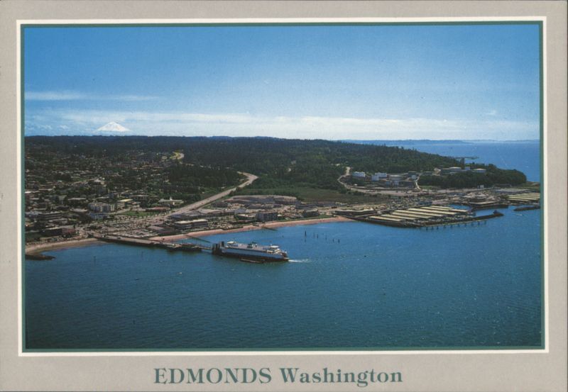 Edmonds Washington Ferry Terminal Aerial View Kyle Smith