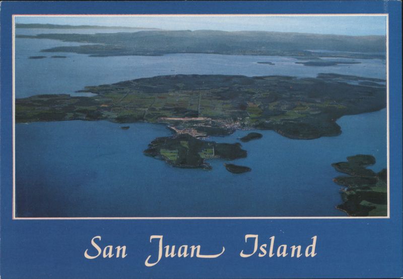 Aerial View of San Juan Island Washington Kyle S. Smith