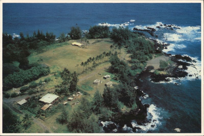 Laupahoehoe Beach Park, Hamakua Coast, Aerial View Hawaii