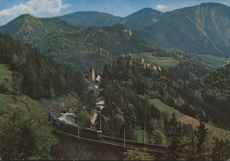 Klamm am Semmering: Semmering Railway, Church & Castle Ruin Austria