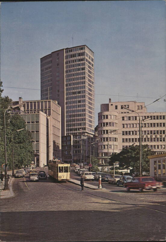 Westbury Hotel and Street Scene, Brussels Belgium