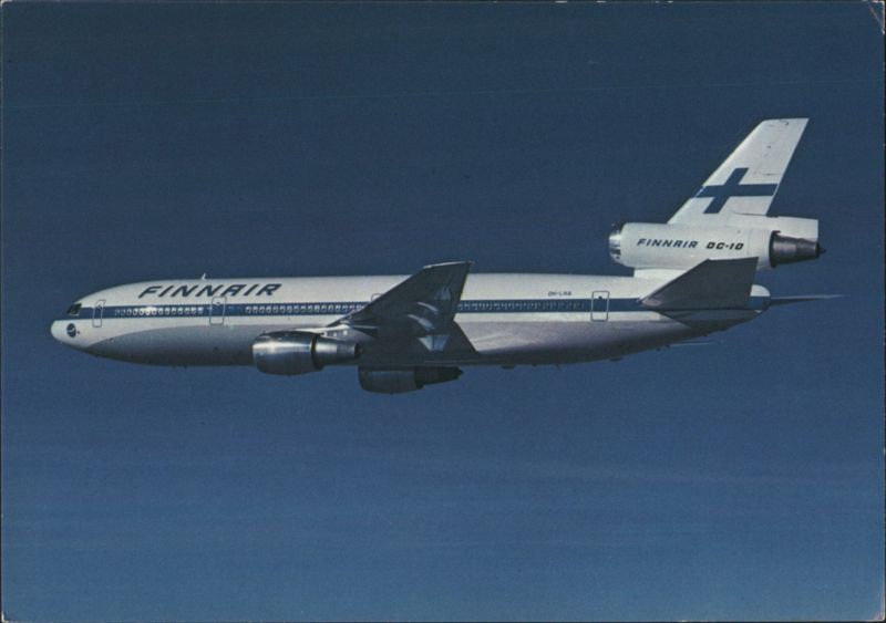 Finnair DC-10 Trijet OH-LHA in flight Aircraft