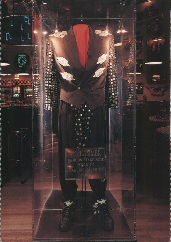 MC Hammer 'Dancing Machine' Stage Suit, Hard Rock Cafe, Las Vegas Nevada