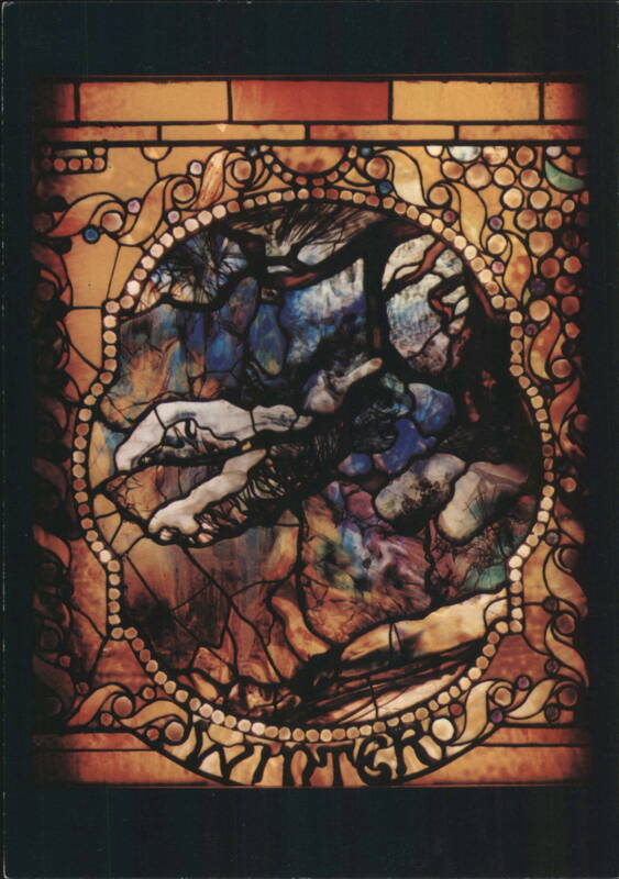Louis Comfort Tiffany WINTER Stained Glass Window