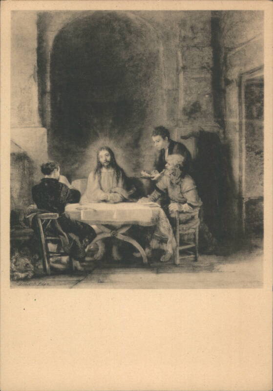 De Emmausgangers (Supper at Emmaus), Louvre Museum