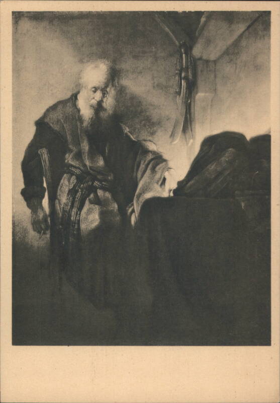 Paulus in Gevangenschap, Rembrandt Tentoonstelling 1935