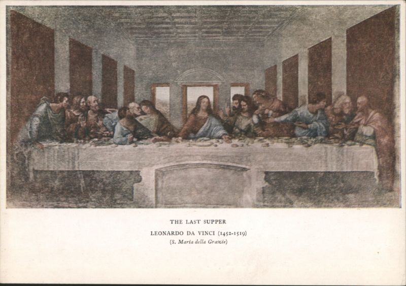 The Last Supper by Leonardo da Vinci, S. Maria della Grazie