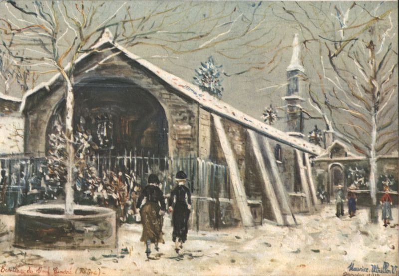 Maurice Utrillo - L'Ermitage du Mont Cindré (1914) France