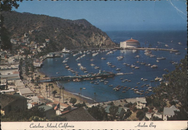 Avalon Bay, Catalina Island, CA - Harbor View from Mt Ada California