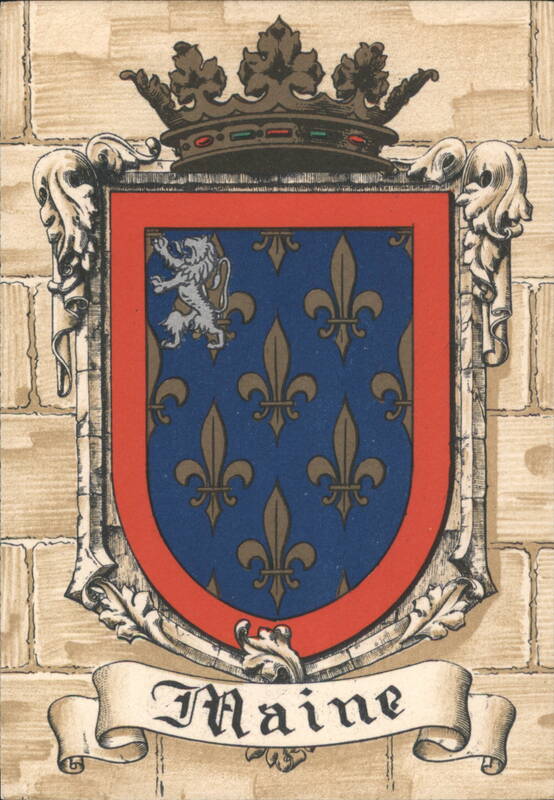 Coat of Arms of Maine Province, France Heraldry Coat of Arms & Family Crests