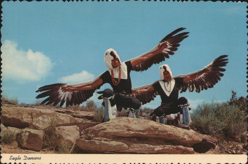 Eagle Dancers at Gallup Intertribal Ceremonials New Mexico