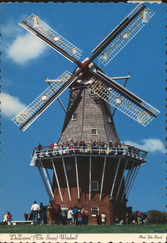 De Zwaan (The Swan) Windmill, Windmill Island, Holland, MI Michigan