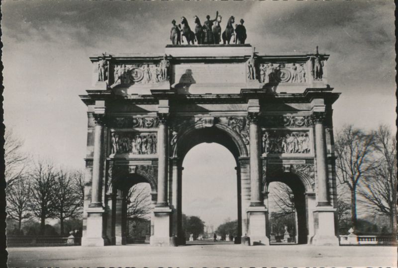 L'Arc de Triomphe du Carrousel Paris France J.F. Zeller