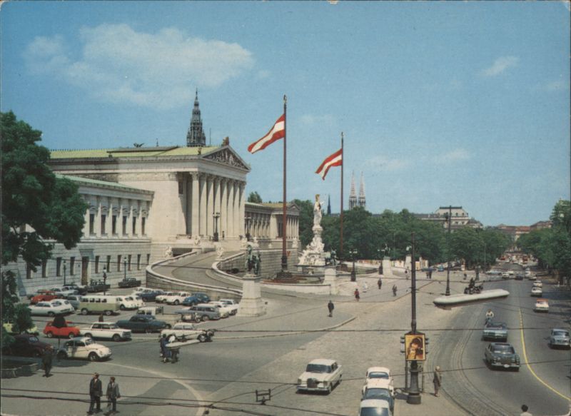 Ringstrasse, Parliament Building, Vienna Austria