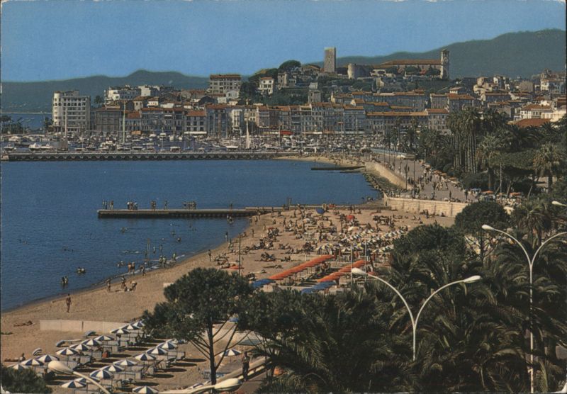 Nouvelle Plage, Quai St-Pierre, and Le Suquet Cannes France
