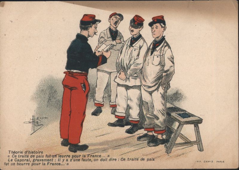 Théorie d'histoire: Leurre vs Beurre Peace Treaty Pun