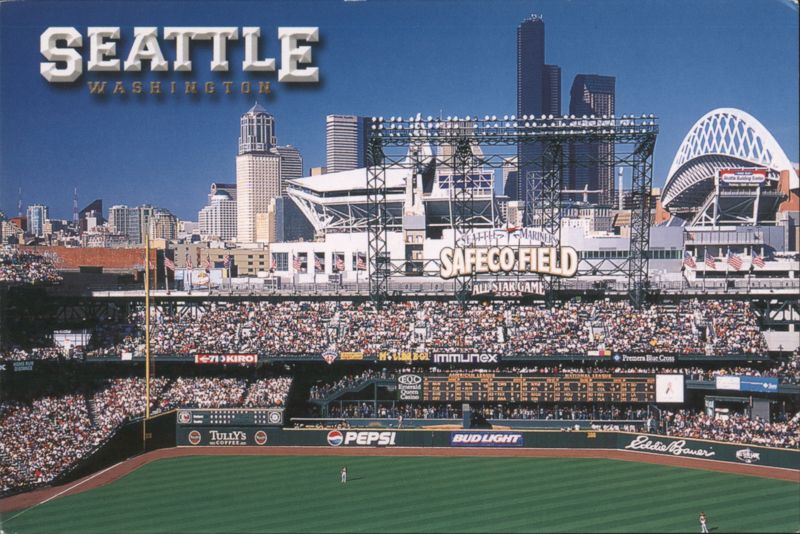 Seattle WA Safeco Field All Star Game Baseball Stadium Washington