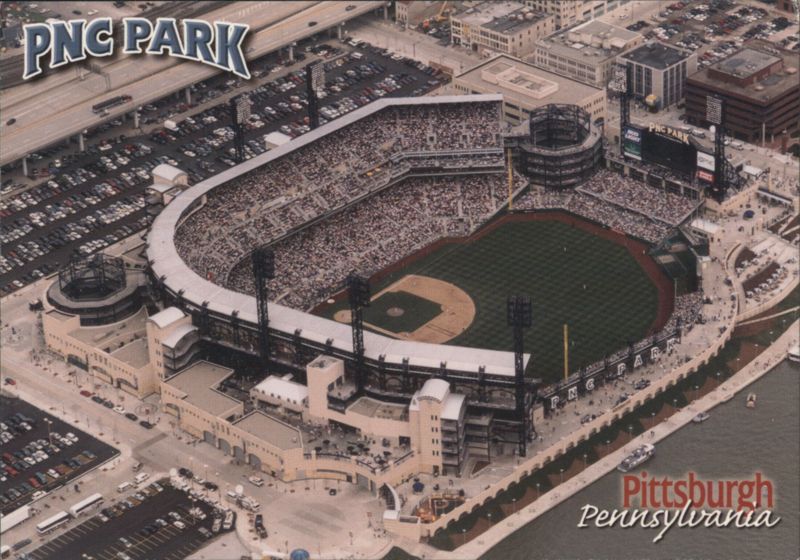 Aerial View of PNC Park, Opening Day, Pittsburgh Pirates Pennsylvania