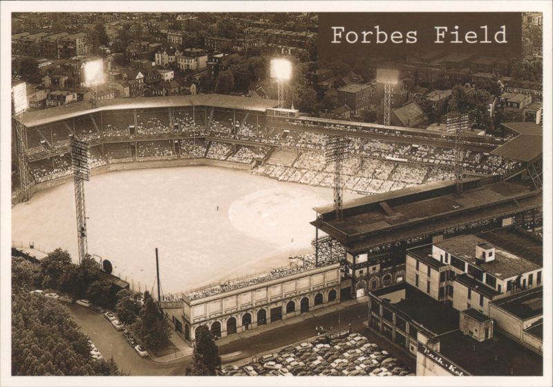 Forbes Field Baseball Stadium Night View Pittsburgh Pennsylvania