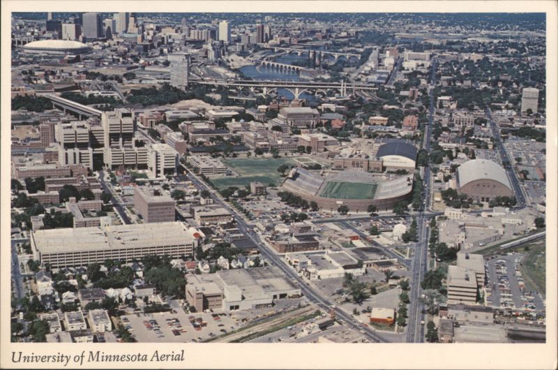University of Minnesota Aerial View Minneapolis Rick Young