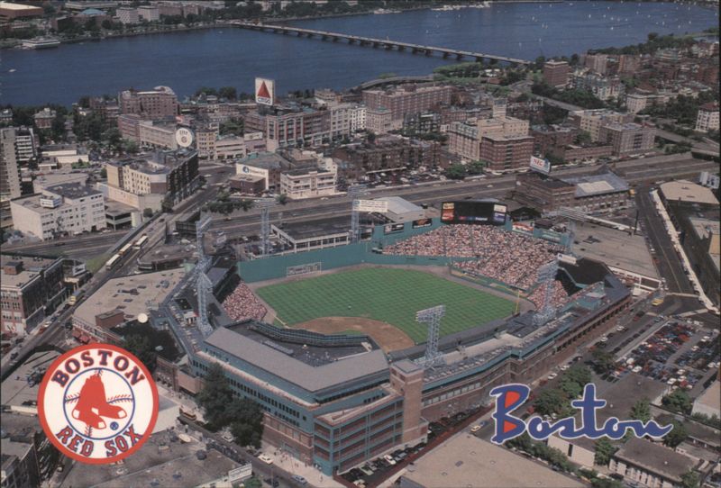 Fenway Park Aerial View, Boston Red Sox, Mass Pike Massachusetts
