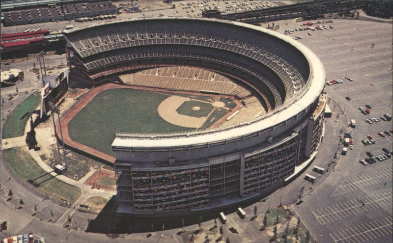 Shea Stadium Aerial View, Home of the Mets and Jets New York
