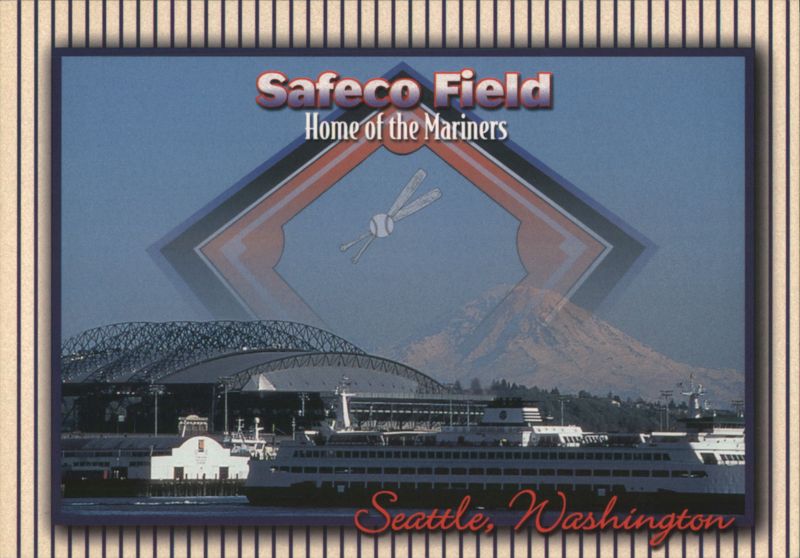 Safeco Field Mariners, Puget Sound Ferry, Mount Rainier Seattle Washington
