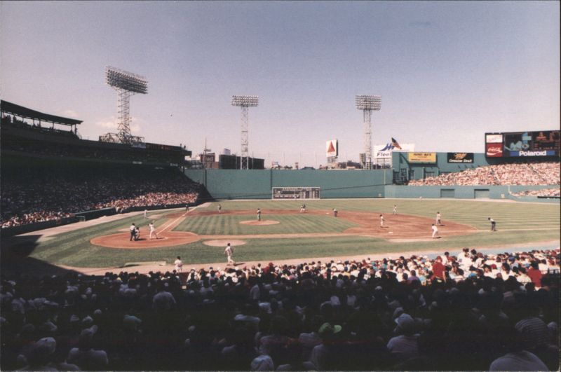 Fenway Park Baseball Stadium, Field and Green Monster BOSTON Massachusetts