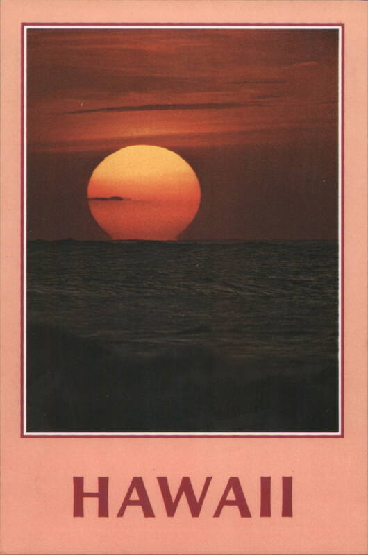 Golden Hawaiian Sun Sets at Oahu's North Shore Peter French