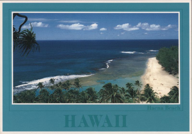 Haena Beach, Kauai, Hawaii Shoreline View B. Abraham
