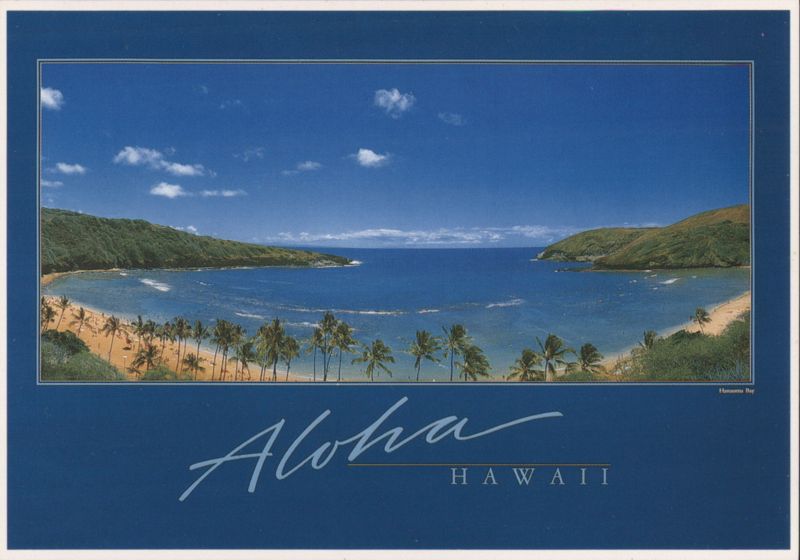 Hanauma Bay Scenic View, Aloha Hawaii W. Stoy