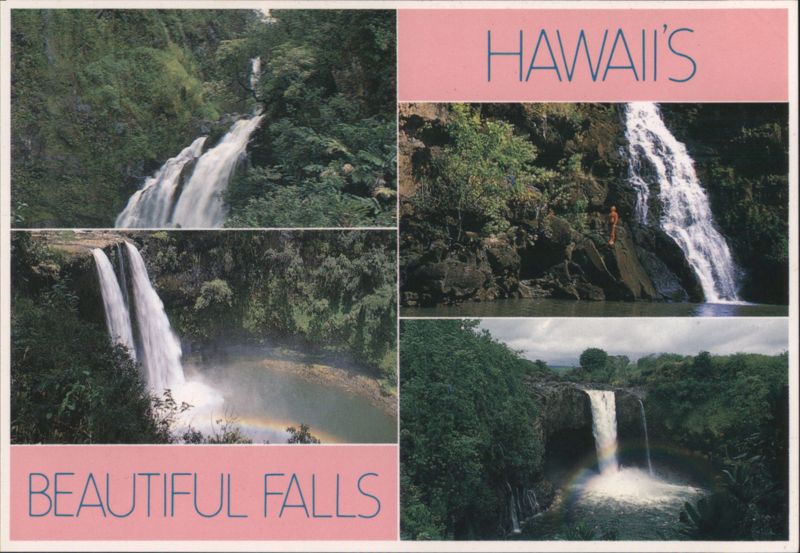 Hawaii's Beautiful Falls: Waikani, Wailua, Waimea, Rainbow