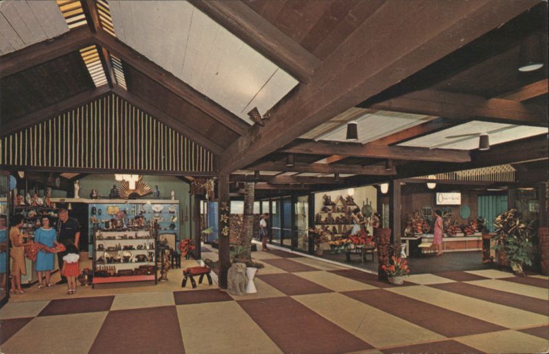 Arcade Shops, Kauai Surf Hotel Interior, Kalapaki Beach Hawaii