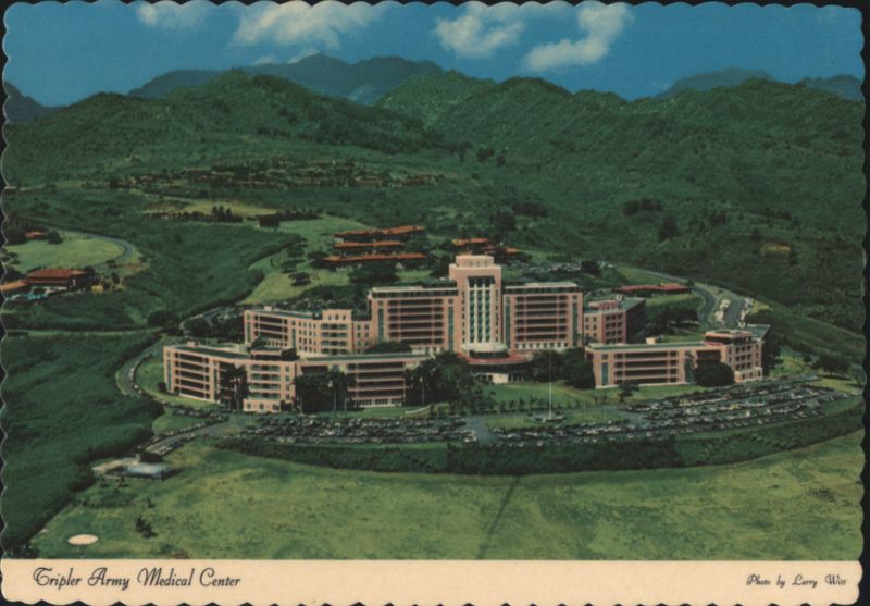 Aerial View of Tripler Army Medical Center, Honolulu, HI Hawaii