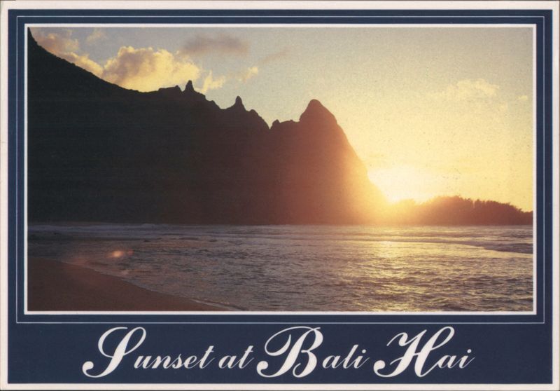 Sunset at Bali Hai, Kauai, Hawaii