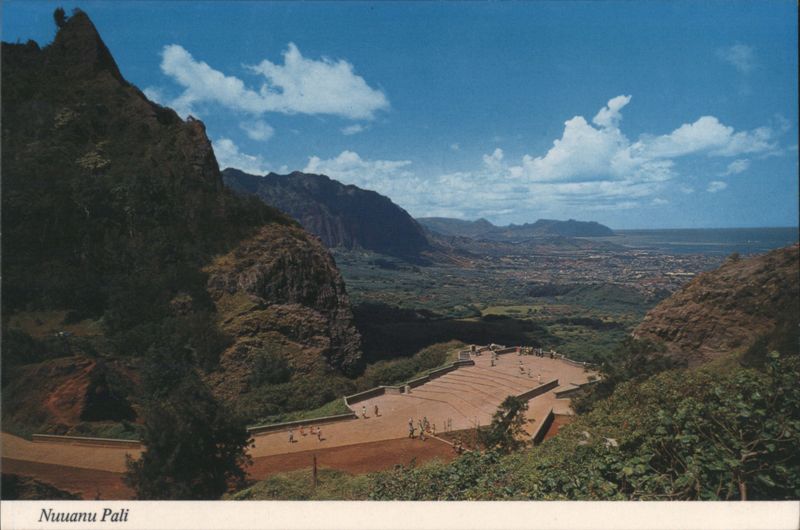 Nuuanu Pali Lookout View, Oahu HI Honolulu Hawaii