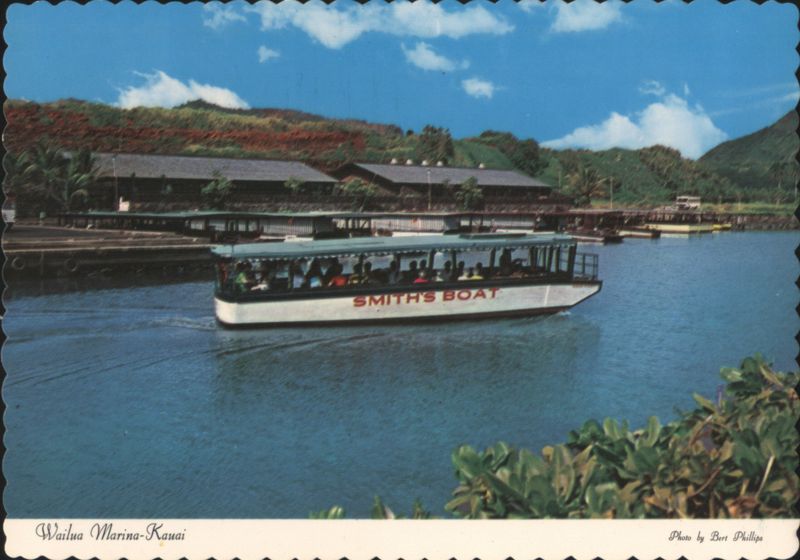 Smith's Boat on Wailua River, Marina Facility, HI Hawaii