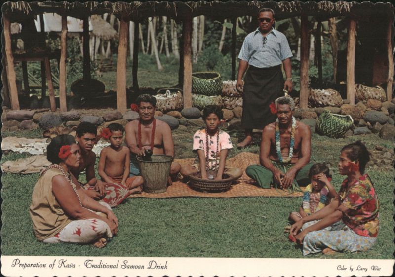 Preparation of Kava - Traditional Samoan Drink Ceremony