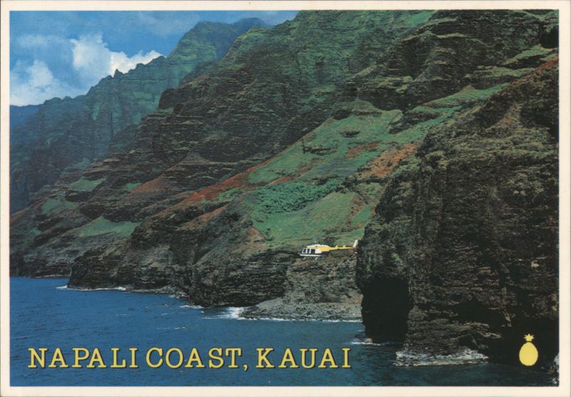 Na Pali Coast, Kauai Cliffs with Helicopter Hawaii