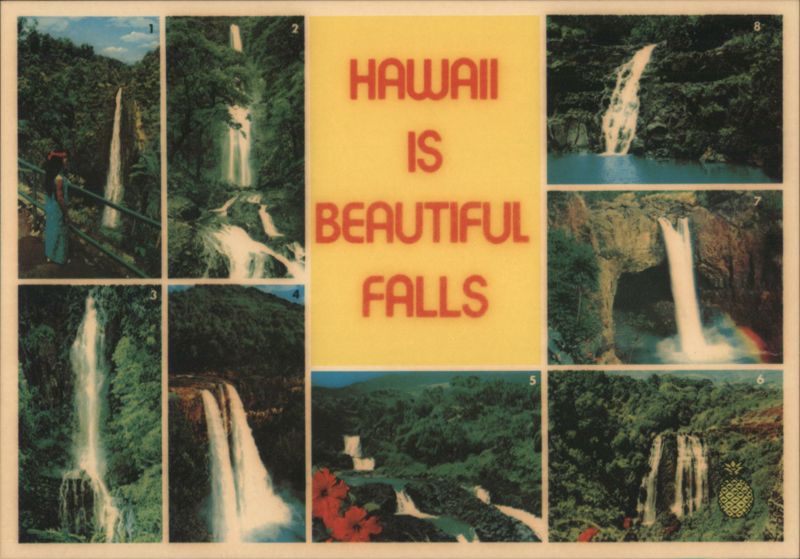 Hawaii Is Beautiful Falls: Akaka, Wailua, Rainbow, Waimea